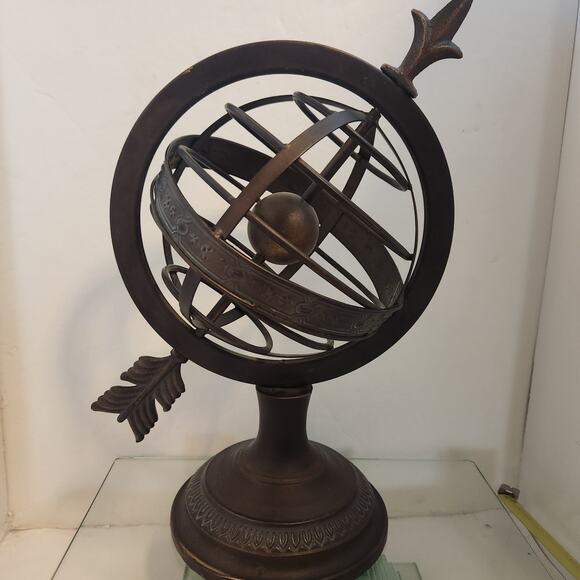 Metal Armillary Sphere 15.5" - Picture 4 of 7